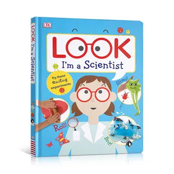 Pôvodné Deti Populárne vedecké Knihy DK Pozrieť som Vedec, Farbivá anglický Činnosť obrázková Kniha pre Deti Obrázok