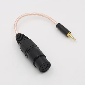 2,5 mm Trrs Vyváženú na 4-pin XLR Vyvážené Žena Slúchadlá Audio Adaptér pre Astell&Kerna AK240 AK380 AK320 onkyo DP-X1 FIIO Obrázok