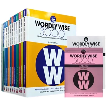 35 Kníh Wordly Múdry 3000 Slovo Farebná Tlač 35 Kníh V Celkovej Úrovni K-12 Kompletný Slovník Zošit s Odpovede Obrázok