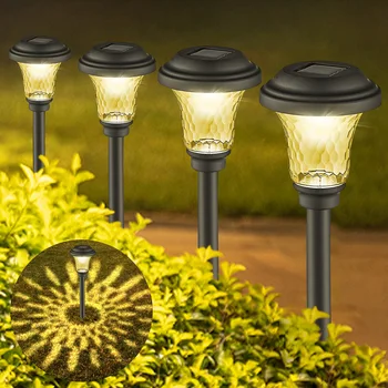 Solárne Vonkajšie Osvetlenie LED Osvetlenie Záhradné Lampy Powered Nepremokavé Krajiny Cesta na Dvore, Záhrade Trávnik, Terasa, Dekoratívne Obrázok