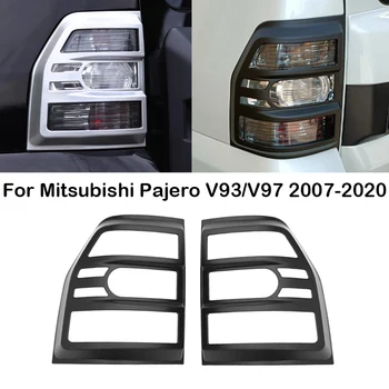 1 Pár Auto Zadné Zadné Svetlo Kryt Vonkajšie Úpravy Zadné Svetlo Výbava Dekoratívne Rám Pre Mitsubishi Pajero V93/V97 2007-2020 Obrázok