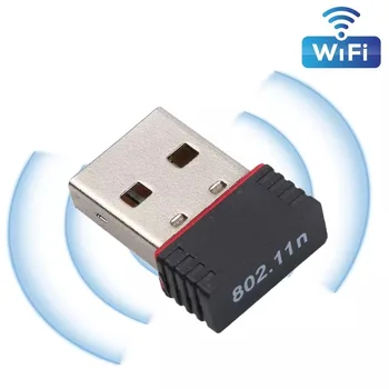 150 mb / s Sieťová Karta Mini USB WiFi Adaptéra Bezdrôtového pripojenia PC, WiFi Antény WiFi Dongle 2.4 G USB, Ethernet, WiFi Prijímač pre Notebook Obrázok