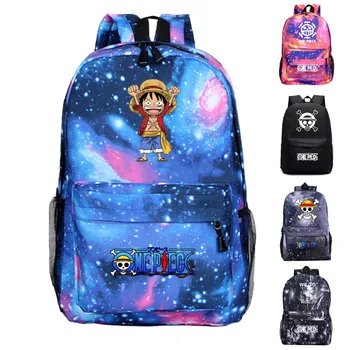 Bandai Jeden Kus Cartoon Ramenný batoh Anime batoh taška Luff módne Školské tašky Cosplay Bookbag Obrázok