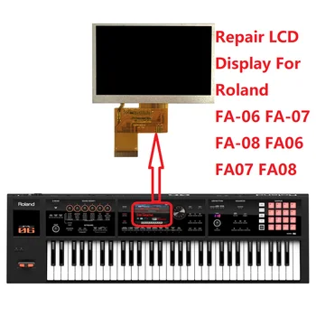 5 palcový LCD Displej Pre Roland FA-06 FA-FA 07-08 FA06 FA07 FA08 Matrix Displej Opravy Obrázok