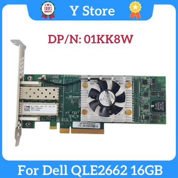 Y Obchod Pre Dell QLE2662 16GB PCI-E Dual-port HBA Optického Vlákna karty 1KK8W 01KK8W Rýchlu Loď Obrázok