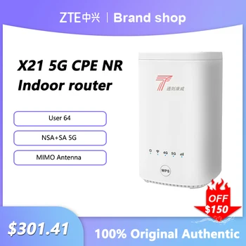 Odomknúť ZLT X21 Vnútorný Wifi Router Signál Booster Repeater Rozšíriť Gigabit Zosilňovač So SIM Karty 5G CPE 6GHz Bezdrôtového Smerovača Obrázok