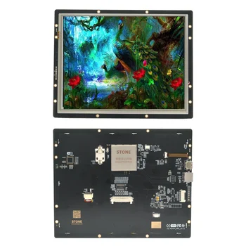 10.4 palcový dotykový TFT LCD priemyselné displeja panel s rs232 a dotykový displej Obrázok