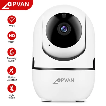 CPVAN Baby Monitor HD 1080p Krytý Domov Bezdrôtová IP Kamera 2 Spôsob, ako Hovoriť Nočné Videnie Monitorovania Bezpečnosti Surveillance Camera Obrázok