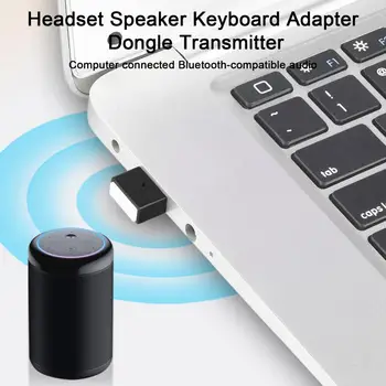 Pohodlné, Kompaktné USB Vysielač Anti-interferencie Bluetooth-kompatibilného Adaptéra USB Bezdrôtovej Prijímač Viacúčelový Obrázok