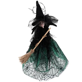 Halloween Čarodejnice Bábiky, Ozdoby, Výzdoba Odolné Voči Opotrebovaniu, Spálňa Decor Cartoon Hodvábnej Látky Strany Obrázok