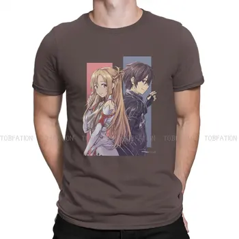 Asuna O Klasické Krku Tričko Sword Art Online TV Show Textílie Základné T Shirt Mužov Individuality Obrázok