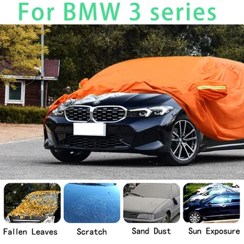 Pre BMW 3series Nepremokavé auto kryty super ochranu pred slnkom prach, Dážď auto Zdravas prevencie auto ochranné Obrázok