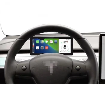 8.8 palcový CarPlay LCD Panel Auto Virtuálne nástroje Klastra pre Model 3 / Y Multifunkčné Auto Digitálny Rýchlomer HUD Obrázok