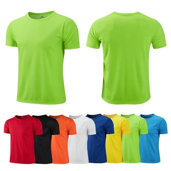 Telocvičňa T Shirt Beh Mužov Krátky Rukáv Fitness Mužov Dry Fit Košele Ľahké Priedušná Cvičenie, Tréning Športového oblečenia Rashguard Obrázok