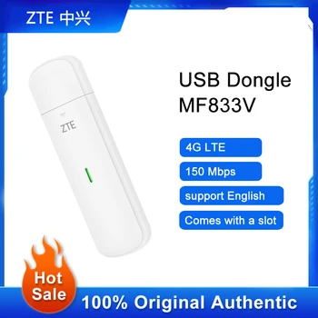 ZTE MF833V 4G LTE Bezdrôtový Smerovač USB Dongle 150Mbps Modem Stick Širokopásmové Mobilné pripojenie Sim Karty WiFi hotspot Home Office Obrázok