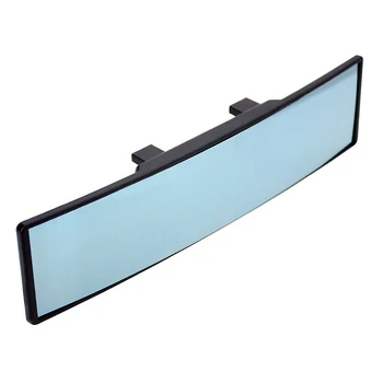 11.8 Palcový 300mm Modrú plochu na Univerzálne Uchytenie širokouhlý Panoramatický Auto Interiéru Spätné Zrkadlo Obrázok