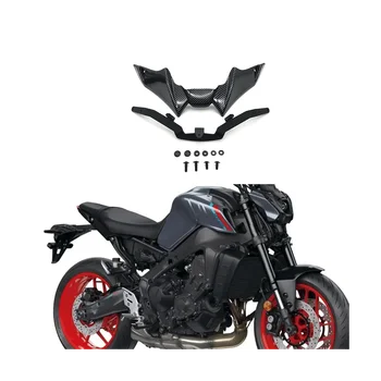 Motocykel Prednej Kapotáže Aerodynamický Winglet spodnej časti Krytu Čierny Pevné Vietor Krídlo pre Yamaha Mt-09 V3 2021 2022+ Obrázok