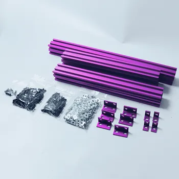 Farebné AM8 3D Tlačiarne Lisovania Profil Kovový Rám - Full Kit pre Anet A8 upgrade Obrázok
