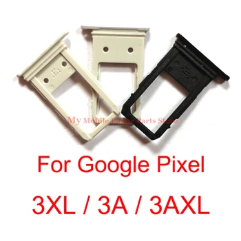 Držiak Sim Karty Slot Pre HTC Google Pixel 3XL 3A XL 3AXL Sim Zásobník Karta, Slot Čítačky Náhradné Diely Pre Google Pixel 3 3A XL Obrázok