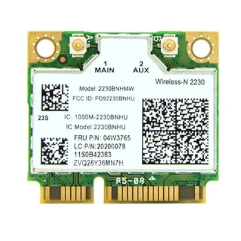 Mini PCIe Notebook Adaptér 2230 2230BNHMW Bezdrôtová Karta Wifi BT4.0 04W3765 pre lenovo Y400 Y500 Y410P E431 E430 E530 Obrázok
