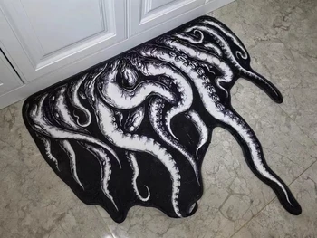 Gotický chápadlá Chobotnice Koberec Vstup Doormats Octopus Domov Spálňa Dekoratívne Obývacia Izba, Kúpeľňa Koberec, Kuchyňa Koberec Obrázok