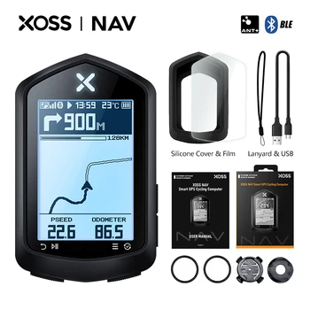 XOSS NAV Navigácie GPS Bike Počítača Cyklistické Požičovňa Kadencie Rýchlosti Snímače Tepovej frekvencie MTB, Road 2,4-Palcový HD Displej, ANT+ Obrázok