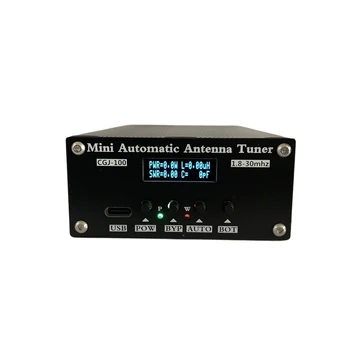 CGJ-100 1.8-30Mhz Mini Automatická Anténa Tuner S 0.91 Palcový OLED Displej Pre 5-100W Krátkovlnné Rádiové Stanice Obrázok