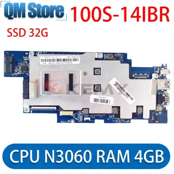 1501B_01_01 Pre Lenovo IdeaPad 100S-14IBR notebook doske CPU N3060 RAM 4GB účtovná SSD 32G 100% test práca Obrázok