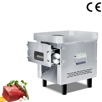 850W Zásuvky Slicer Obchodné Mäso Fréza Stroj Dicing Stroj Toolless Náhradné Žiletky Plne Automatický Obrázok