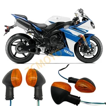 Motocykel Zapnite Indikátor Signálu Signál Svetlo Zapnite Ukazovateľ Chodu Indikátor Je Vhodný Pre YZF600 R1 R6 FZ1 FZ6 Modely Obrázok