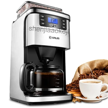Obchodné kávovar KF800 domácnosti brúsenie bean Kaviareň Americký stroj drip kávovar 900W 1pc Obrázok
