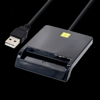 USB Čítačku Kariet pre Bankové Karty IC/ID Kariet na EMV Vysokej Kvality pre systém Windows 7 8 10 pre OS Linux USB-CCID ISO 7816 Obrázok