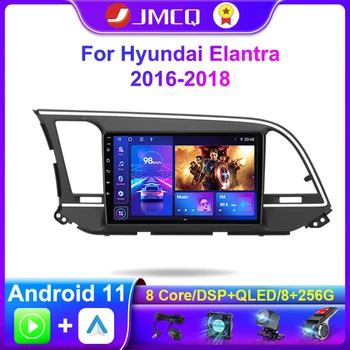 JMCQ 2din Android Pre Hyundai Elantra 6 2016-2018 Auto stereo Rádio Multimidia Video Prehrávač, Navigácia GPS DSP Carplay 2 din Obrázok