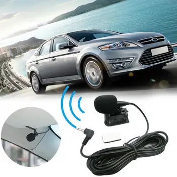 3m Odborníkov Auto Audio, Mikrofón s 3,5 mm Klip Kábel Úplne Nové A Vysokej Kvality Hovoru Externé GPS Navigátor Auto Mikrofón Obrázok