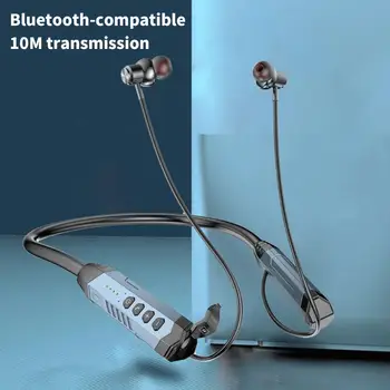 Bezdrôtový Headset, 1 Sada Multifunkčného Typ-C Rýchle Nabíjanie Jasné Hlasové Bluetooth-kompatibilné 5.1 Krku Visí In-ear Slúchadlá Obrázok