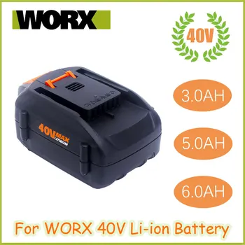 WORX 100% zbrusu nový, Originálny nové vymeniteľné WORX 40V 3.0 AH/5.0 AH/6.0 AH lítium-iónová batéria nástroj batérie WA3580 Obrázok