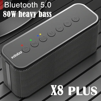 XDOBO X8 Plus Bezdrôtové Bluetooth Reproduktor Prenosný Zvuk Stĺpec Ultra-vysoký Výkon 80 W Subwoofer Pre Mobilný Telefón Nabíjanie Boom Box Obrázok