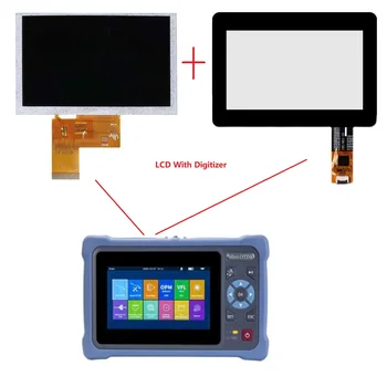 LCD Displej S Digitalizátorom. Pre Novker NK4000 AUA800A AUA800U Mini OTDR Náhradné Diely Obrázok
