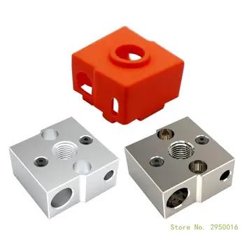 3D Tlačiarne Vytláčacie Blok Tepla Blok pre CR6SE 3D Tlačiarne Vytláčacie Hotend Á Medi/Hliníka Tepla Blok Obrázok