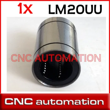LM20UU 20 mm Lineárny Priechodky, CNC Lineárne Ložiská Obrázok