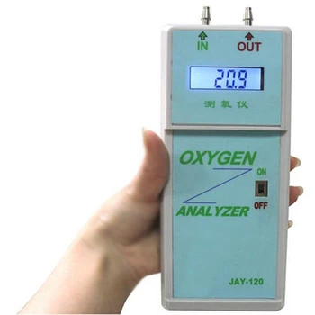Prenosný kyslíkový/o2 spalín analyzer/meter kyslíka test prst Obrázok