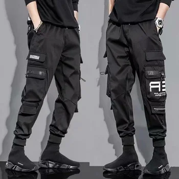 Harajuku Joggers Cargo Nohavice Muži Móda Vojenské Techwear Beží Streetwear Mužské Oblečenie Hip Hop, Punk Športové Nosenie V Lete Obrázok