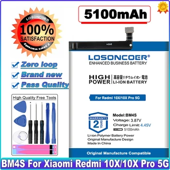 LOSONCOER 5100mAh BM4S Batérie pre Xiao Redmi 10X 4G Redmi 10X 5G 10X Pro 5G Obrázok