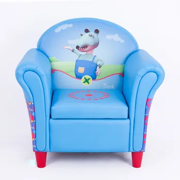 Detský nábytok jeden roztomilý kreslený pohovka kreslo tvorivé skladovanie funkcia gauč sedadla Obrázok