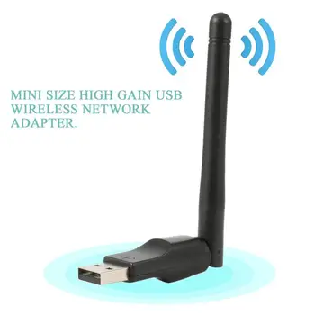 WIFI USB Adaptér RT7601 150Mbps USB 2.0 WiFi (Bezdrôtové Sieťové Karty 802.11 B/G/N LAN Adaptér s Otočná Anténa Dropshipping Obrázok