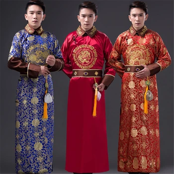 Qing Dynastie kostýmy štyri dědovi arogantný župan muž cisára fáze výkonu film a televízia kostýmy rave outfir Obrázok
