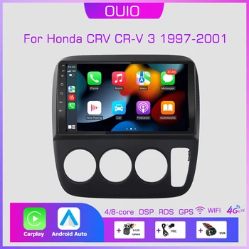2din Android10 Auto Rádio Multimediálny Prehrávač Carplay Auto GPS Navigácie DSP BT Na Honda CRV CR-V 3 1997 1998 1999 2000-2001 Obrázok