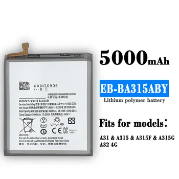 Pôvodný EB-BA315ABY 5000mAh Batérie Pre Samsung Galaxy A31 2020 Edition SM-A315F/DS SM-A315G/DS A32 4G Batérie Obrázok