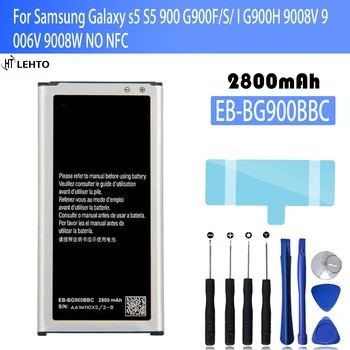 Pôvodný EB-BG900BBC EB-BG900BBE/BBU 2800mAh Batérie Pre Samsung Galaxy S5 SM-G870A G900S/F/M/FD G9008V/W 9006V/W NFC Obrázok