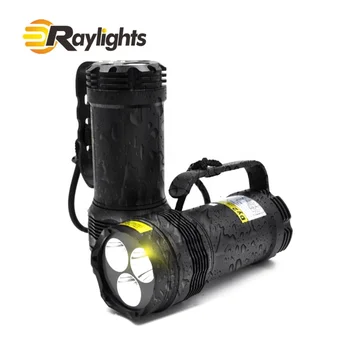3000 Lúmenov IPX8 Vodotesné Potápanie Baterka Svetlomet s 3 x L2 LED Výkonný Podvodná Pochodeň Svetla Obrázok